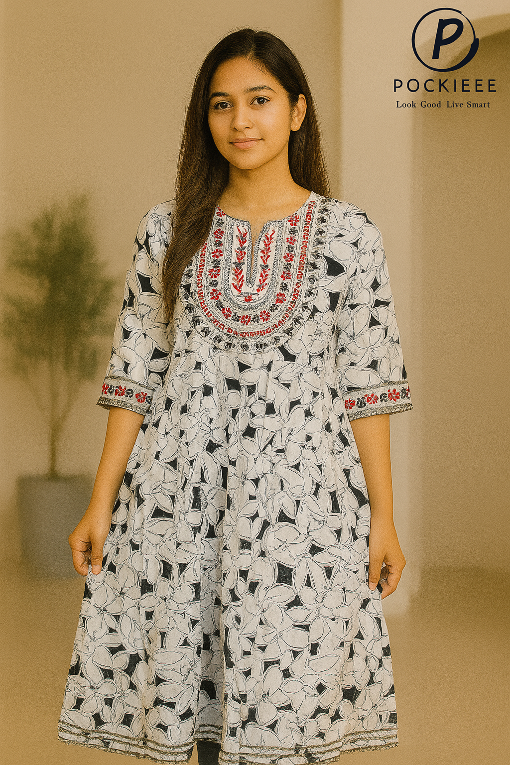Elegant Cotton Printed Kurti for Everyday Comfort